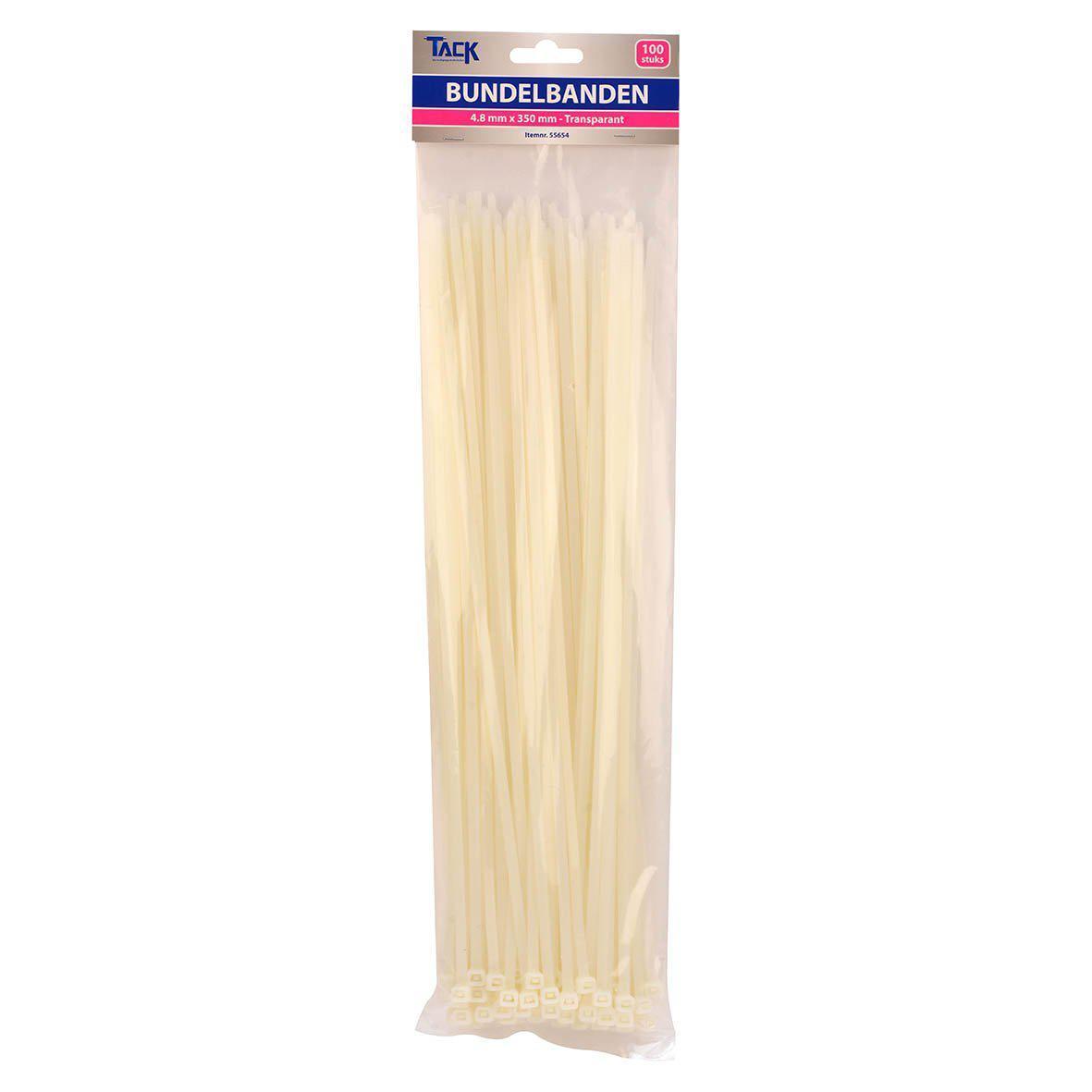 Bundelbandje tiewraps 4,8 x 350 mm. 100 st. 