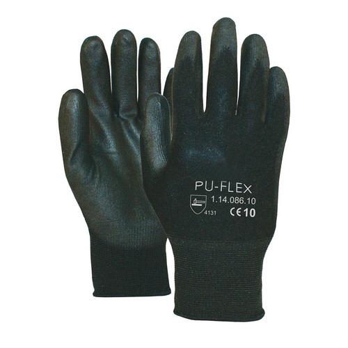 Handschoen nylon easy grip zwart