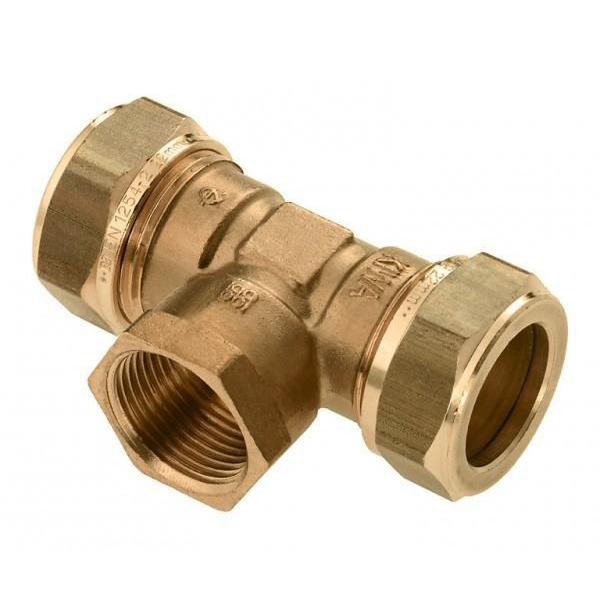 Bonfix Messing T-stuk 15x1/4bix15mm