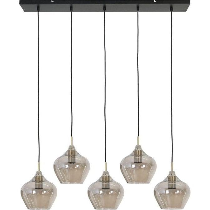 Light & Living hanglamp Rakel 5-lichts brons