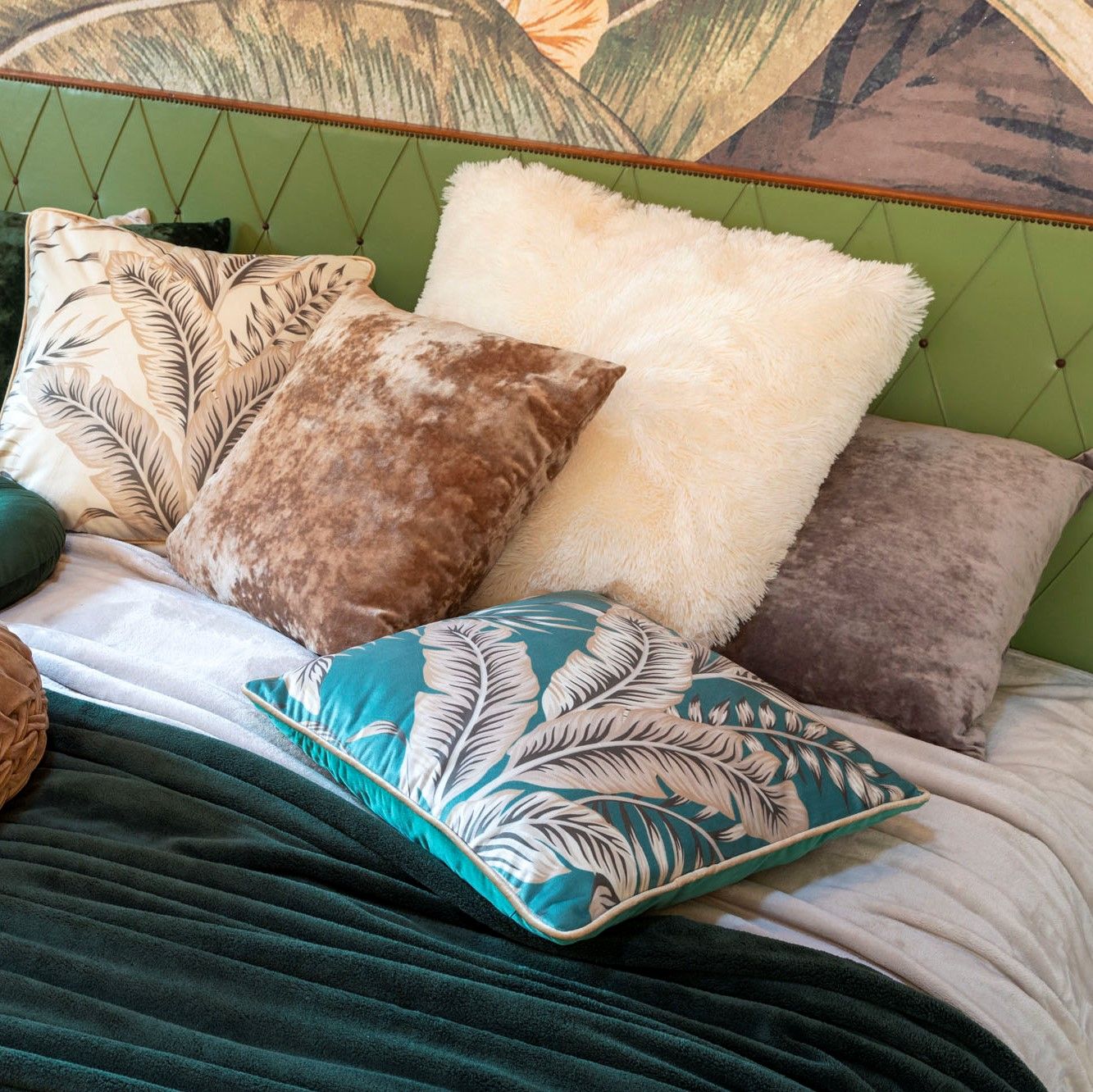 Dutch Decor sierkussen Fluffy Snow White 60×60 cm