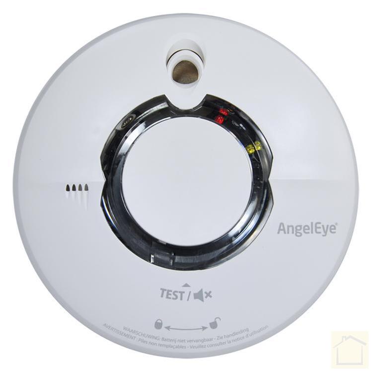 AngelEye rookmelder koppelbaar, thermoptek wit