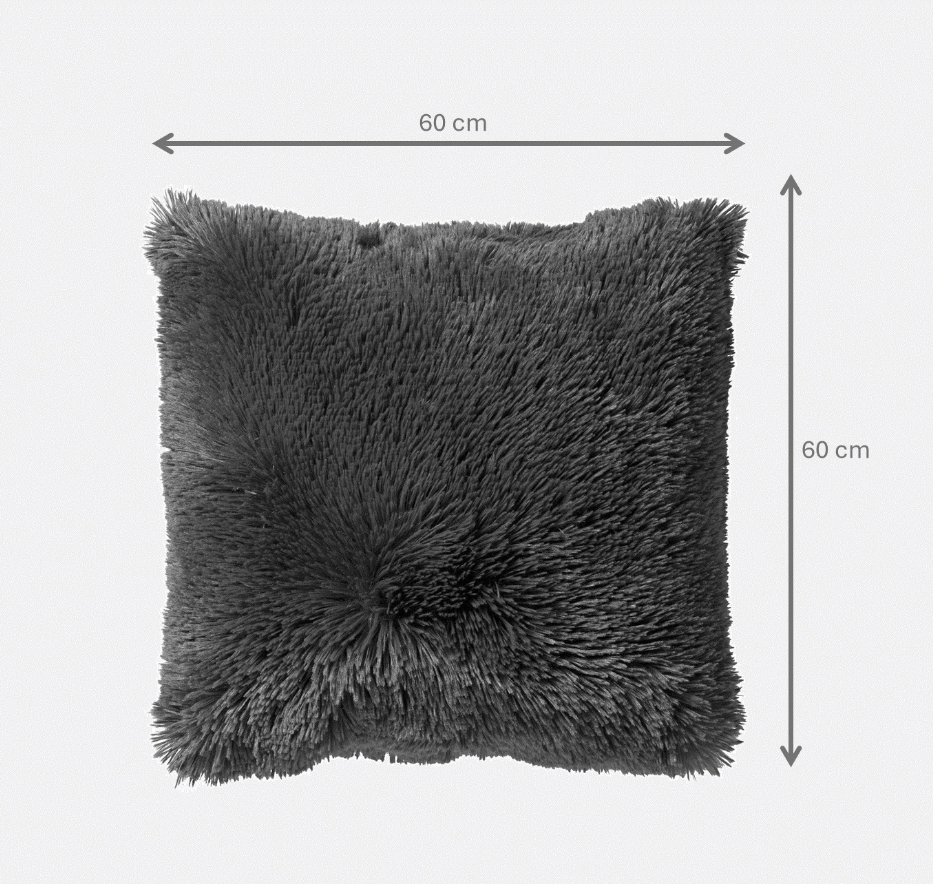 Dutch Decor sierkussen Fluffy Potters Clay 60×60 cm