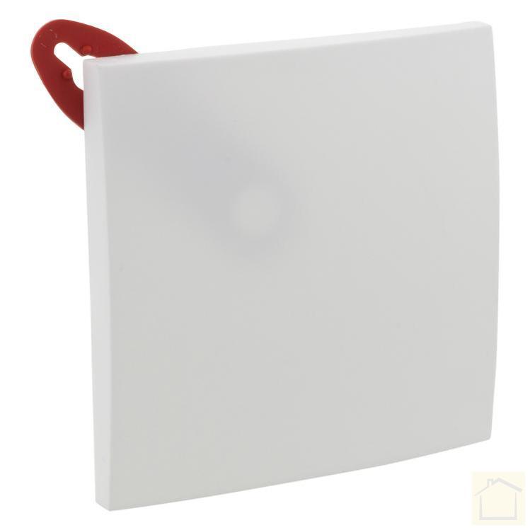 Plafondplaat vierkant 110 x 110 mm wit