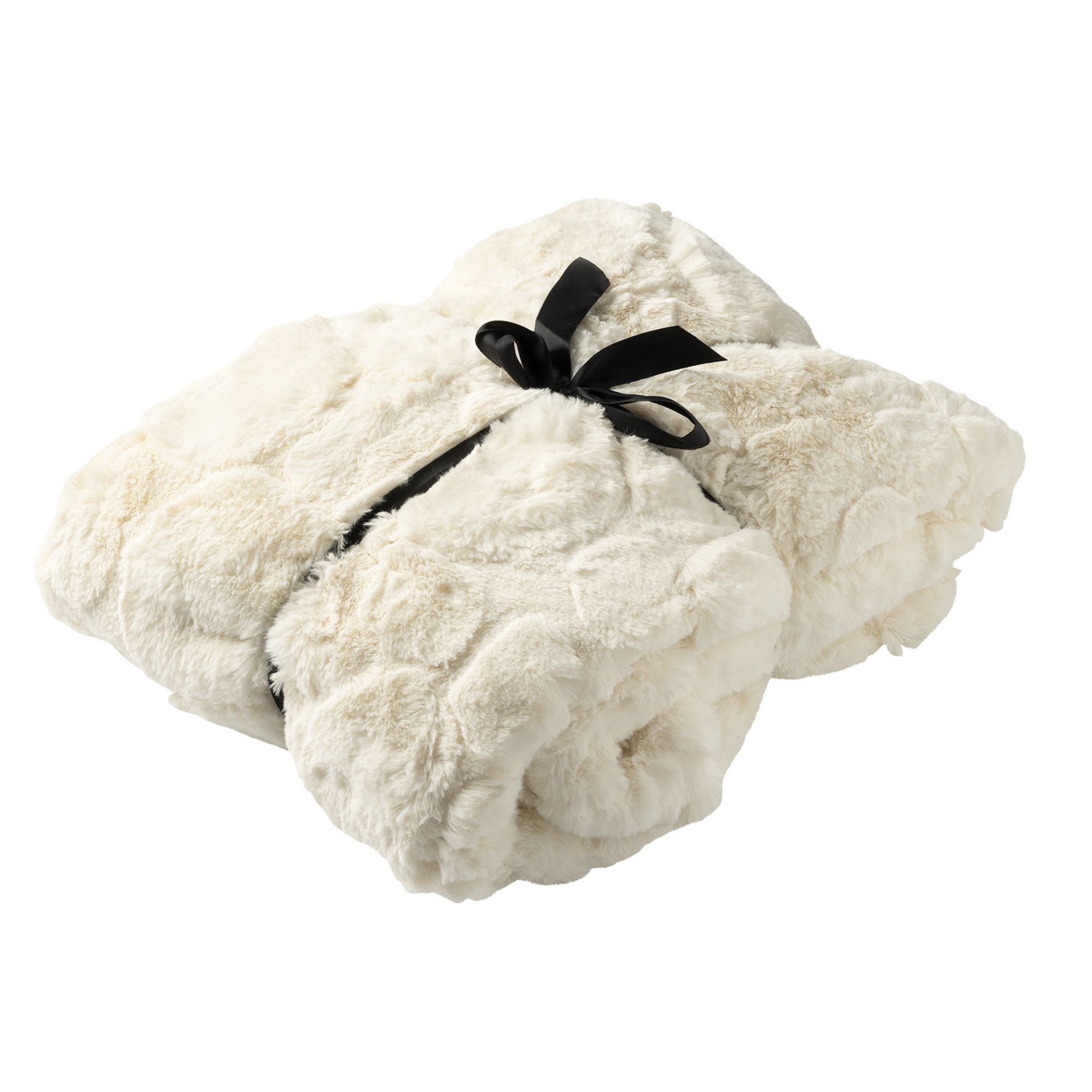 Dutch Decor Plaid Pommelien 130x160 cm Cannoli Cream