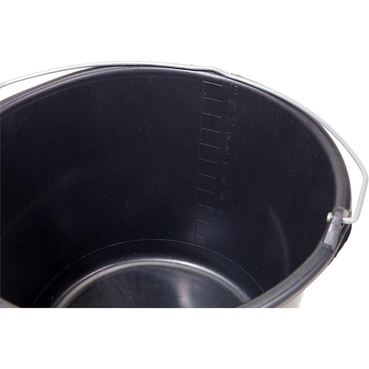 Gripline bouwemmer zwart 20l