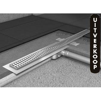 ACO ShowerDrain C goot 585 LH (65mm. hoog, vloerflens, 25mm. stankslot)