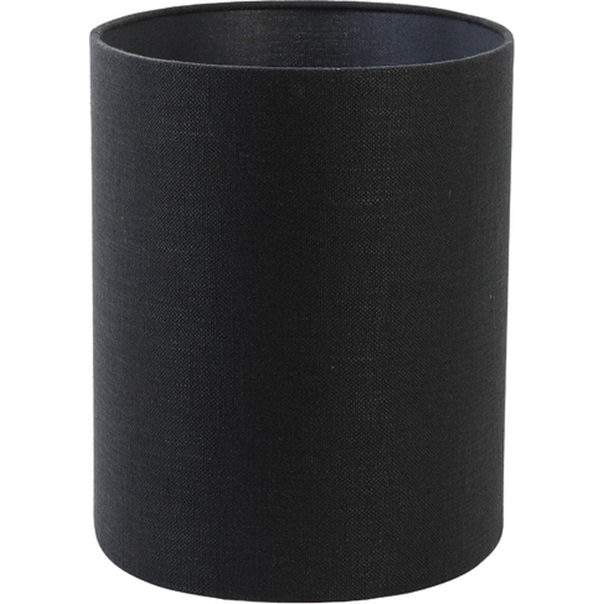 Light & Living kap ovaal recht smal Livigno zwart