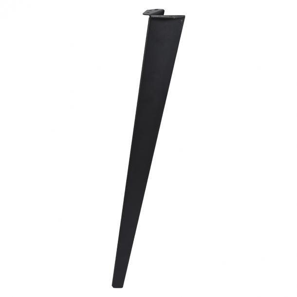 Duraline meubelpoot gevouwen staal 72cm mat zwart 4pp