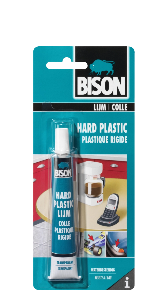 Bison hard plastic lijm 25ml