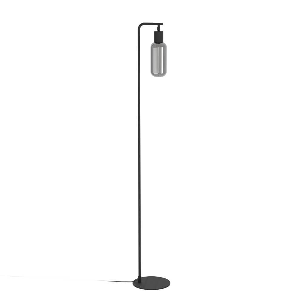 Eglo Maione vloerlamp 1x E27 zwart/smoke