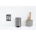 Brabantia NewIcon pedaalemmer 12 ltr. Platinum
