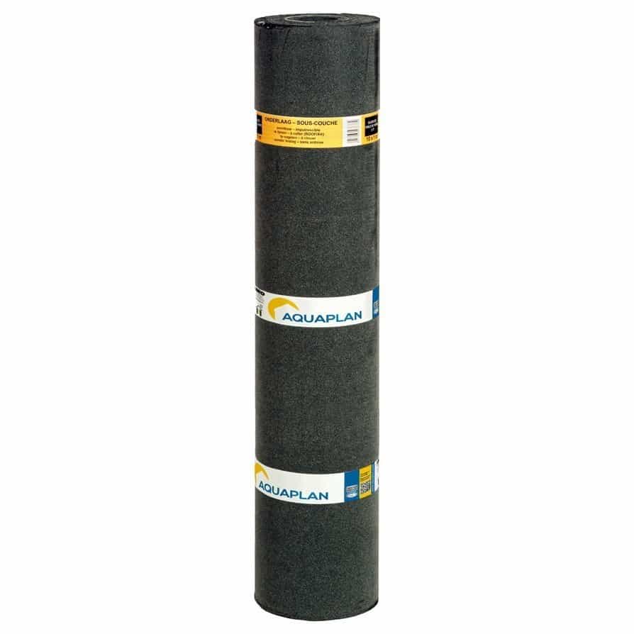 Aquaplan Onderlaag plak spijkerrol glasvlies bitumen 10 meter