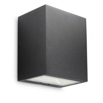 Philips Flagstone wandlamp buiten zwart