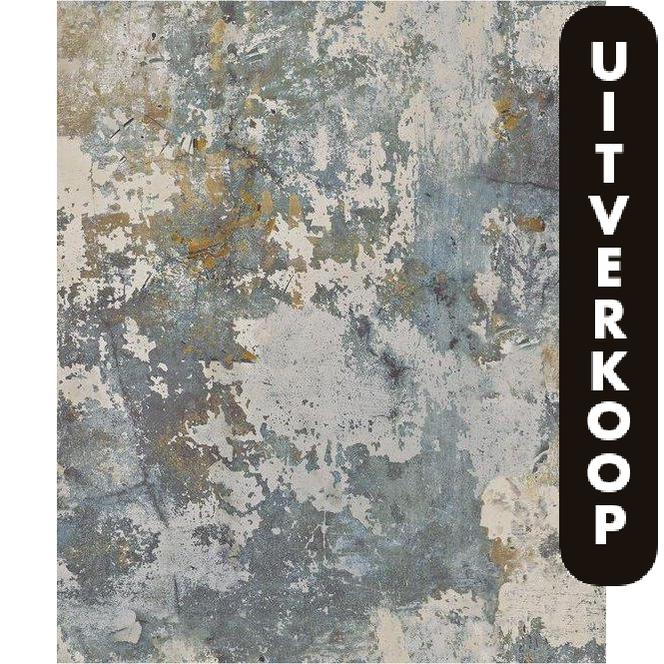 Vliesbehang Exposure betonlook grijs/groen