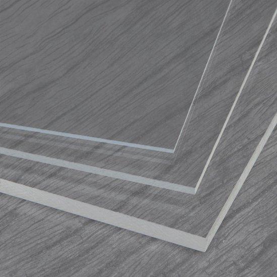 Kunststofglas glashelder 4 mm. 100x200 cm.