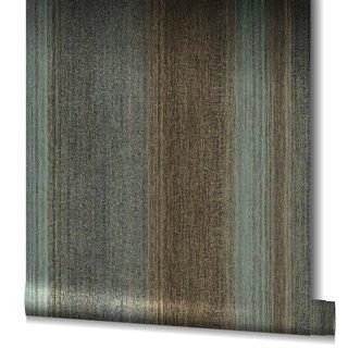 Noordwand behang Vintage Deluxe metallic strepen kleurverloop