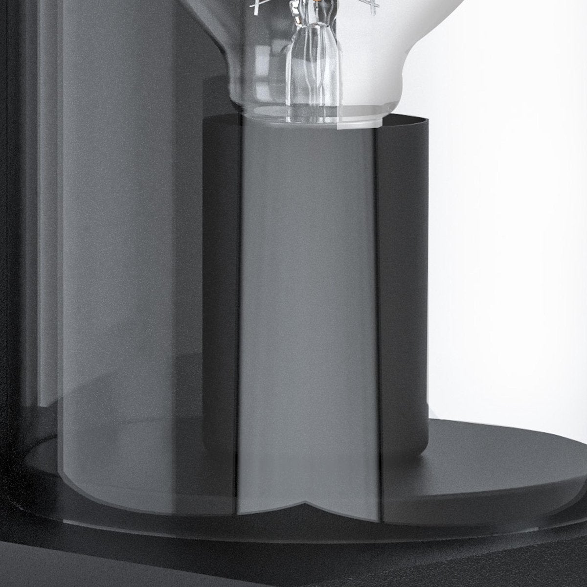 WANDLAMP E27 40W ZWART CASCINETTA