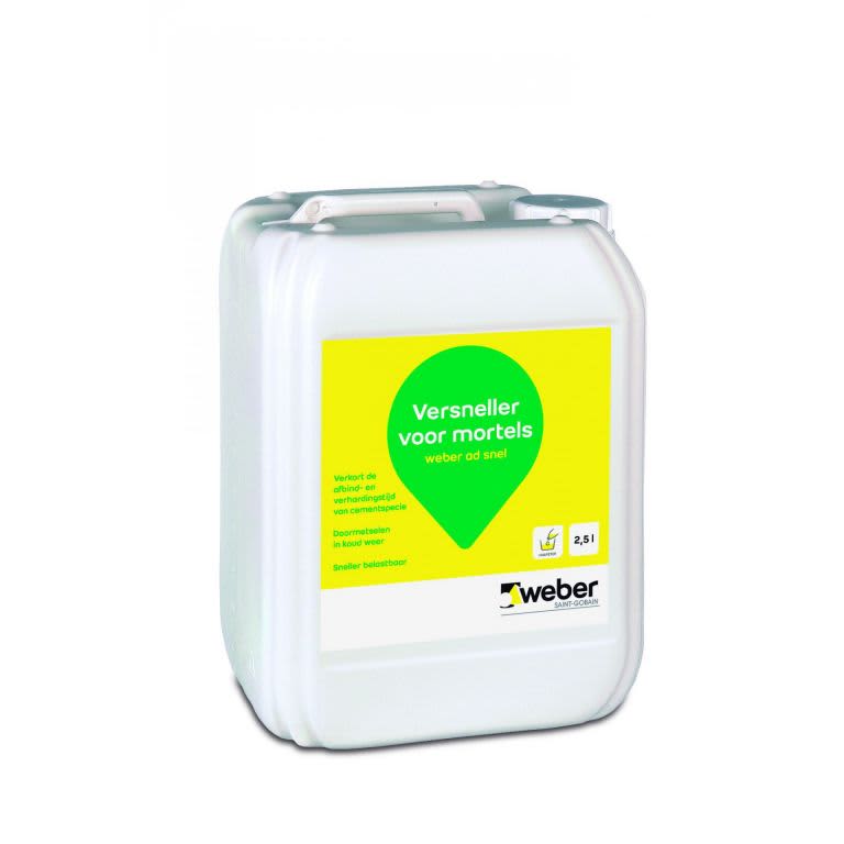 Weber Ad snel versneller 2,5 ltr.