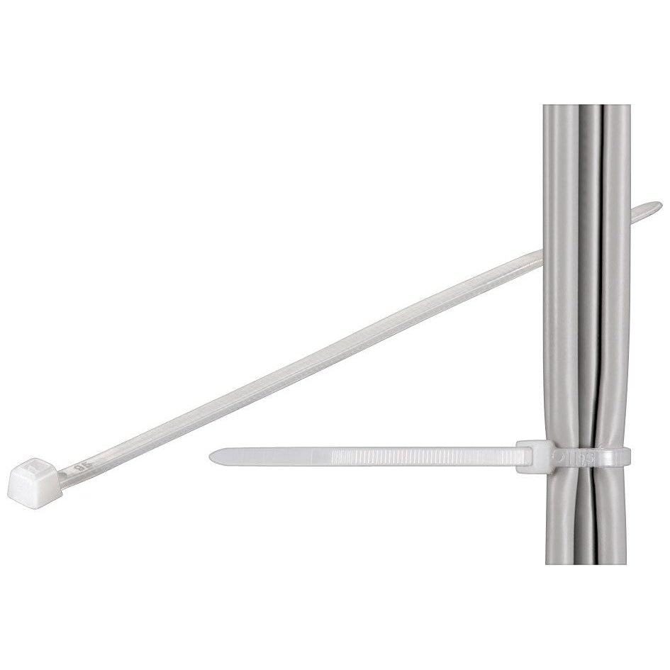 Bundelband 280x4,8mm transparant - 100 stuks
