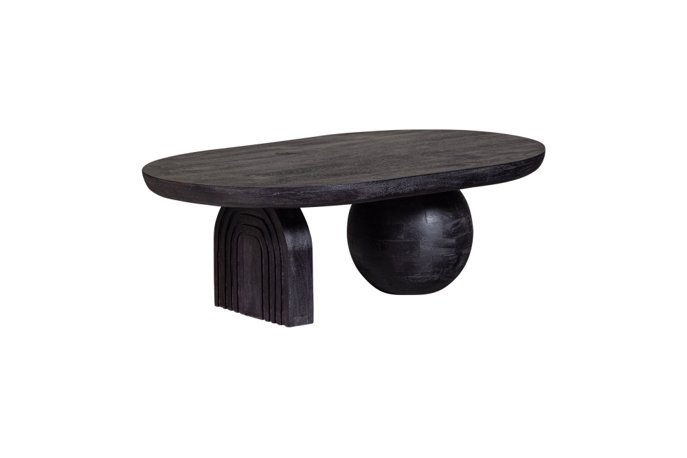 WOOOD Steppe salontafel mango hout zwart