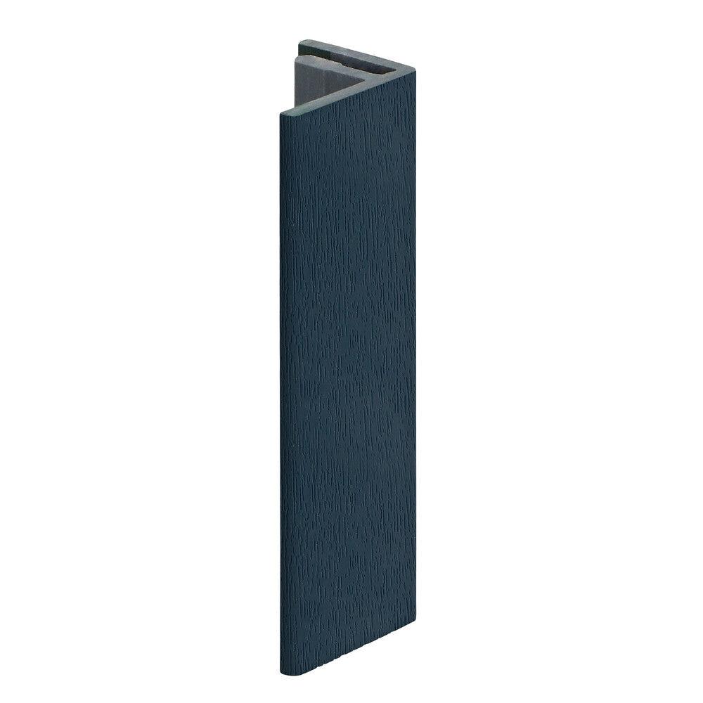 Keralit eindprofiel 17mm staalblauw 4 meter