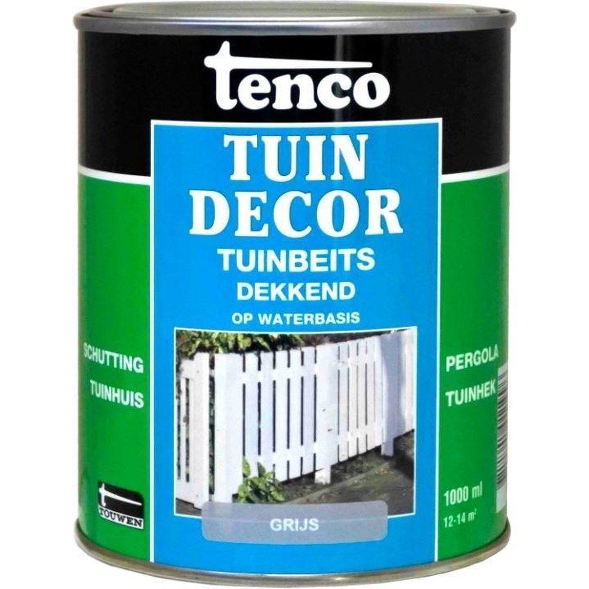 Tenco Tuindecor dekkend grijs 1 liter