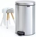 Brabantia NewIcon pedaalemmer 20 ltr. Matt Steel Fingerprint Proof