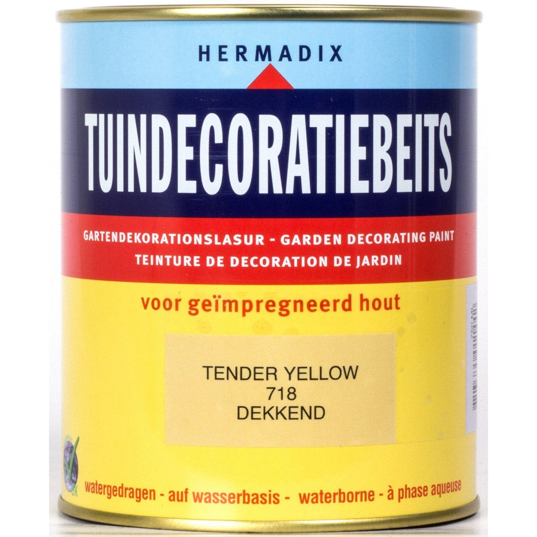 Hermadix tuindecoratiebeits 718 tender yellow 750 ml
