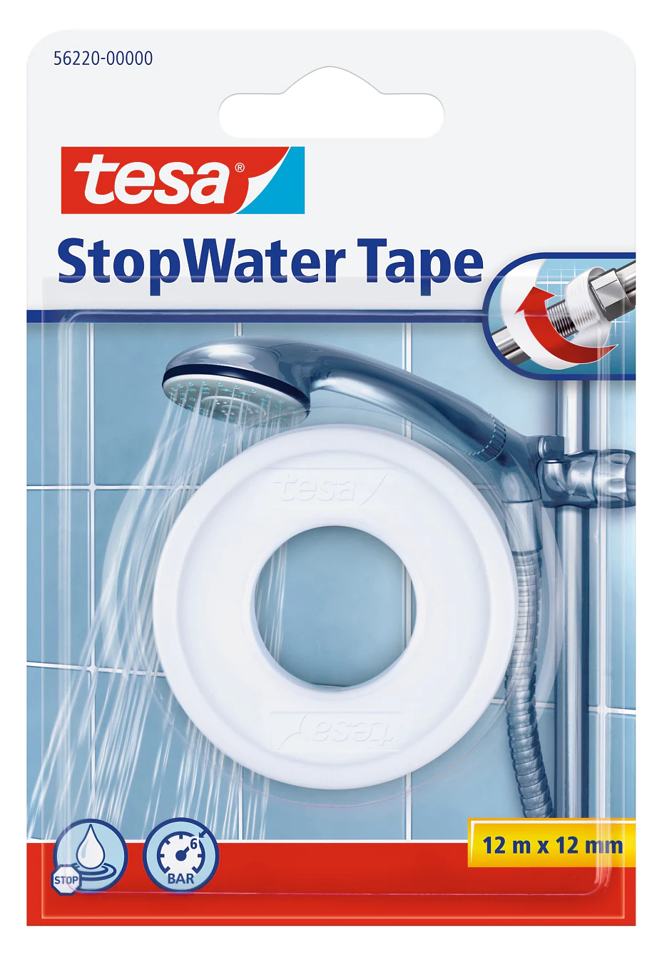 tesa pvc-isolatietape zwart 19 mm x 20 m