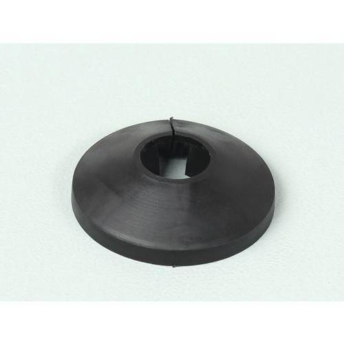 Maclean buisrozet zwart 15 mm. (2 stuks)