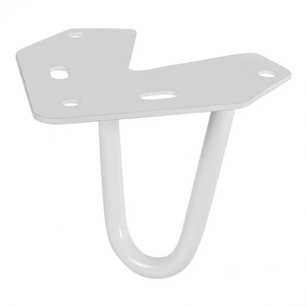 Duraline meubelpoot draad staal 10cm wit 4pp