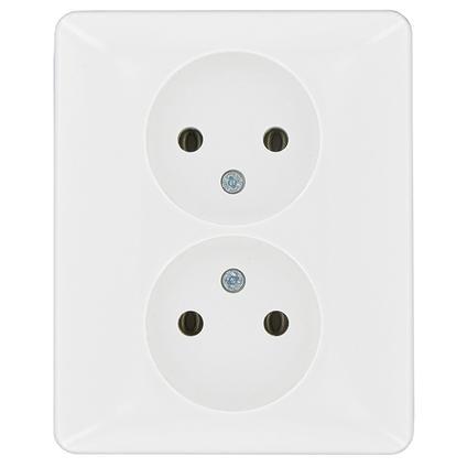 Peha Standaard inbouw WCD 2-voudig Z-RA wit