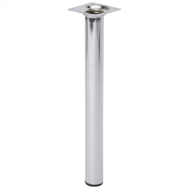 Duraline meubelpoot rond staal 3x30cm chroom 4pp