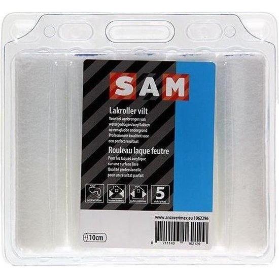 SAM acryl lakviltroller 10 cm 5 stuks