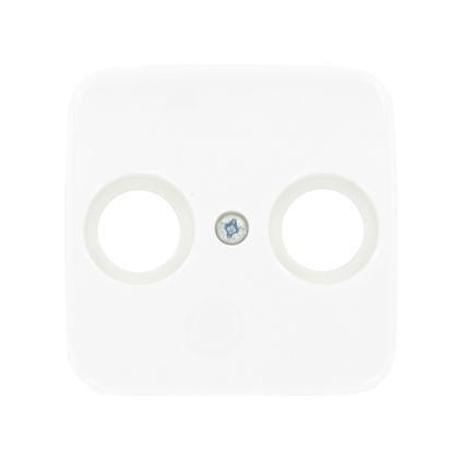 Busch-Jaeger SI Reflex inbouw coaxplaat wit