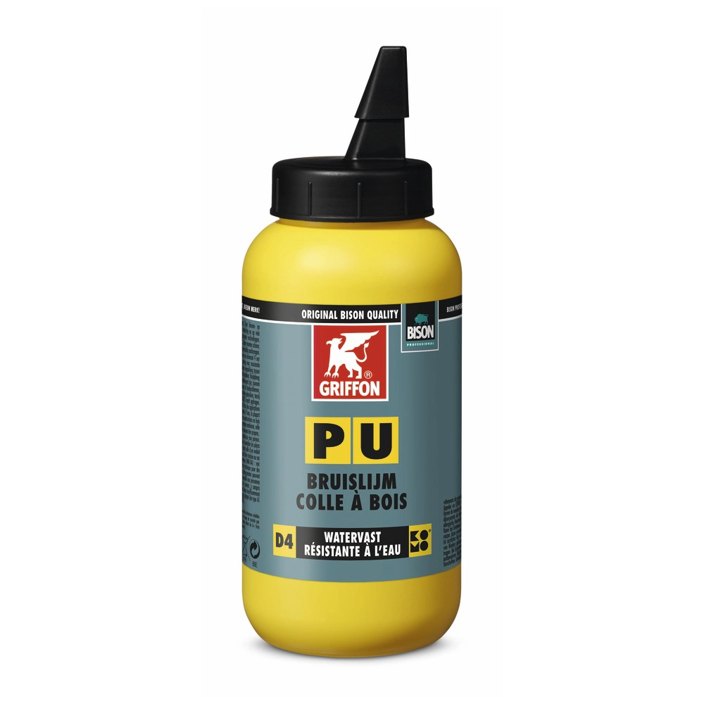 Griffon houtlijm bruislijm PU bruin transparant 250ml