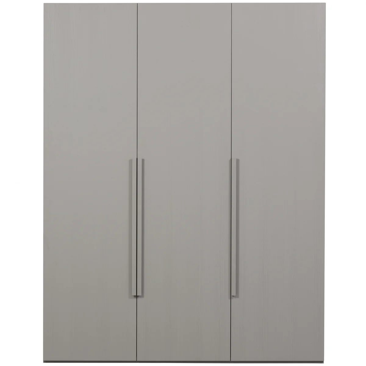 WOOOD Rens 3-deurs hang/legkast greep lang noten/kiezelgrijs