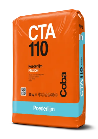 Coba CTA110 poederlijm flexibel grijs 25kg