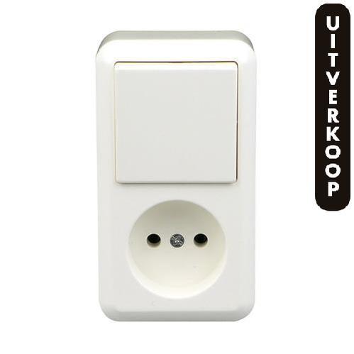 Combinatie schakelaar ZRA opbouw 