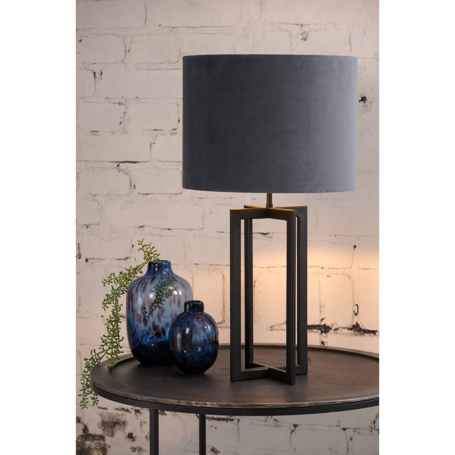 Lamp base 21x21x46 cm MACE matt black