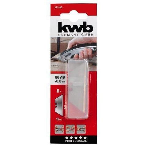 KWB trapeziummesjes 6st