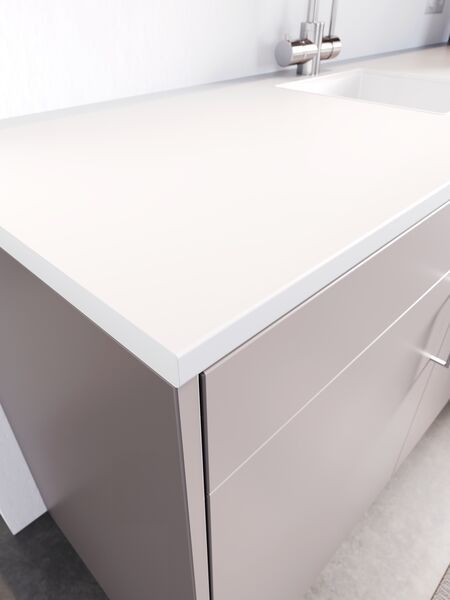 CanDo werkblad aanrechtblad wit 182x60x2,8cm