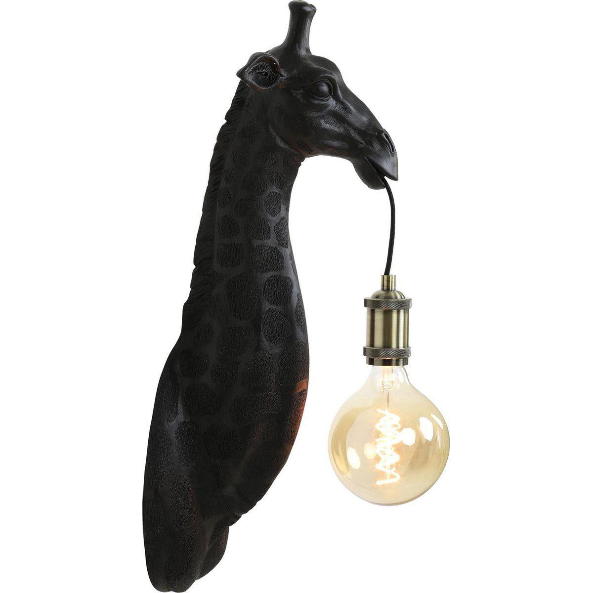 Light & Living wandlamp Giraffe zwart