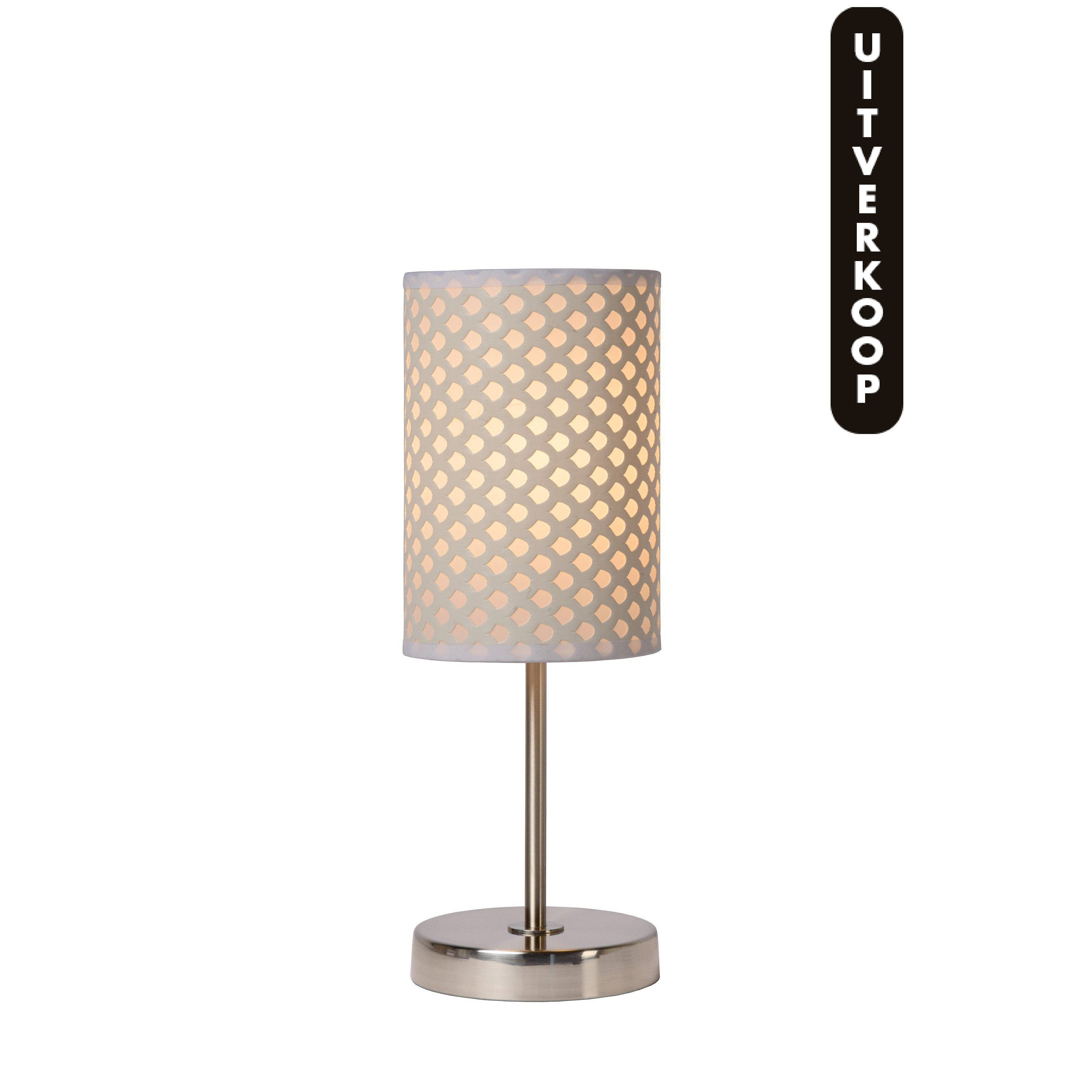Lucide Moda tafellamp 13 cm 1xE27 wit