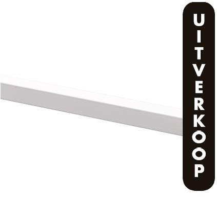 Hoekprofiel aluminium 15x20mm wit 200 cm.
