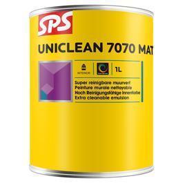 SPS Uniclean muurverf 7070 mat wit P binnen 1l