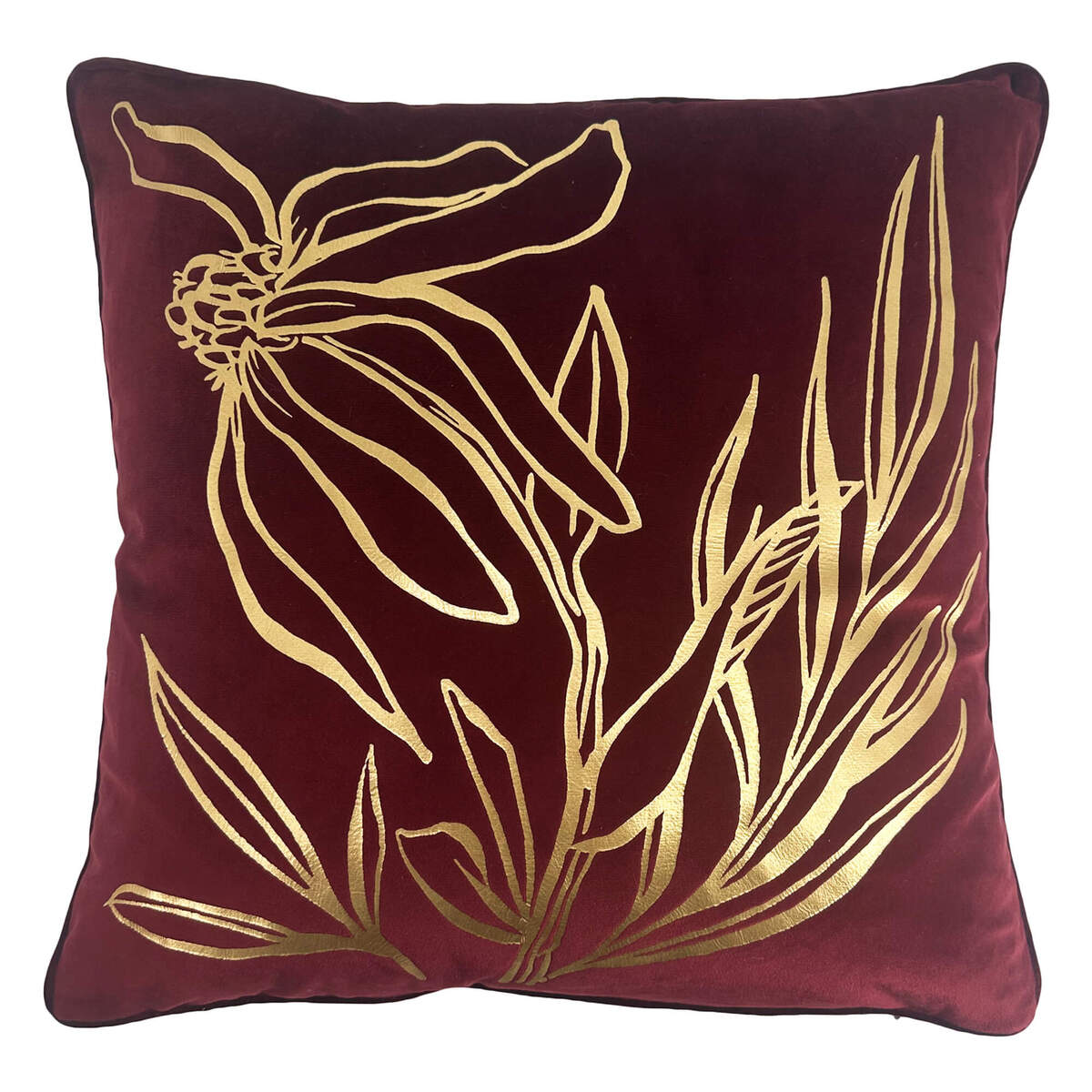 Dutch Decor Sierkussen Lonneke 45x45 cm Pomegranate