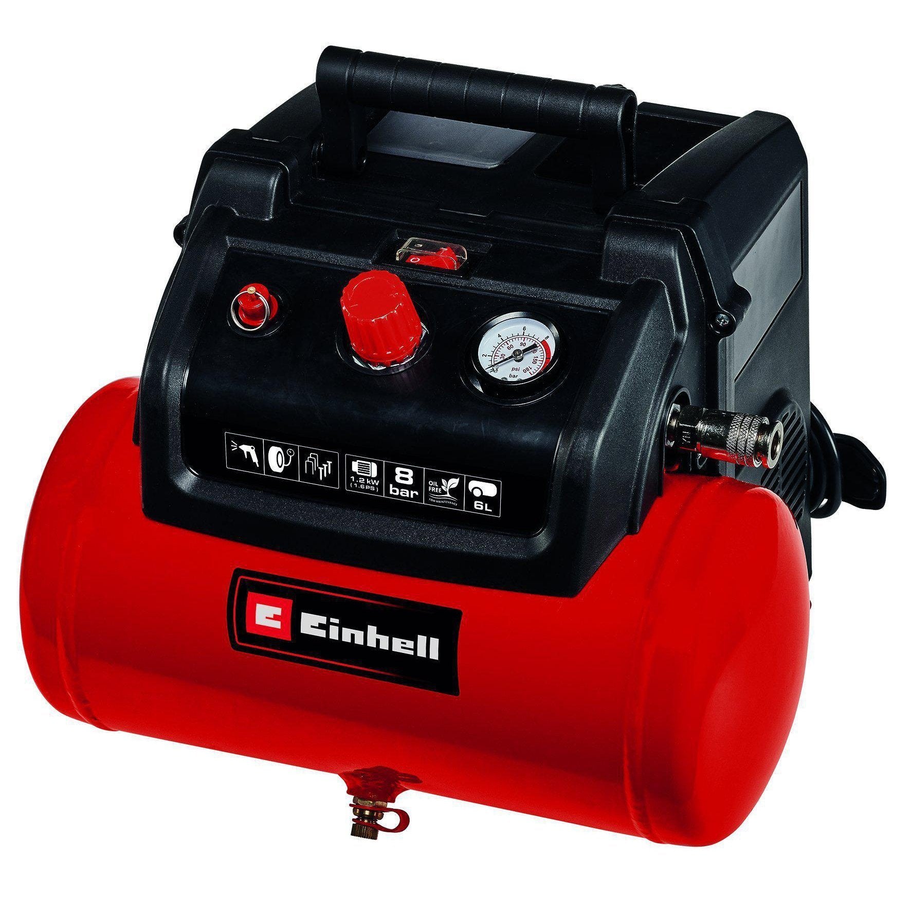 Einhell Compressor TC-AC 190/6/8 OF Kit