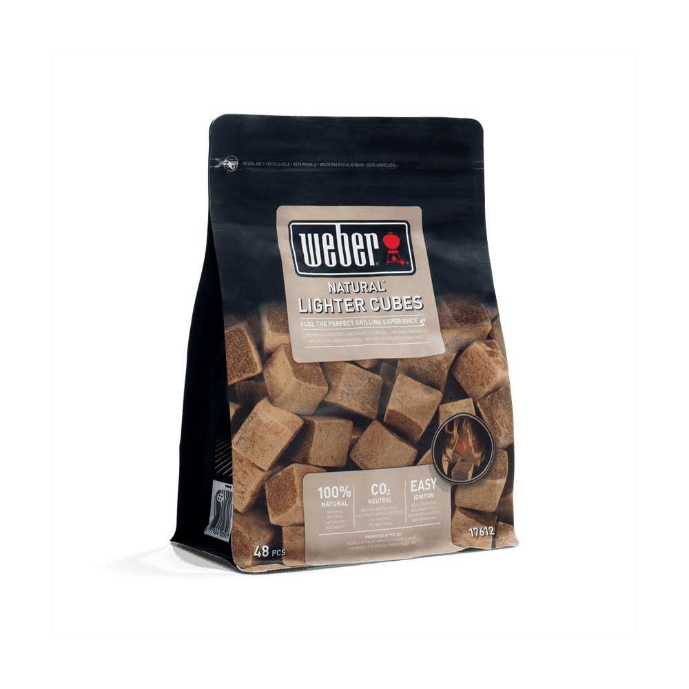 Weber aanmaakblokjes 48 stuks bruin ecologisch